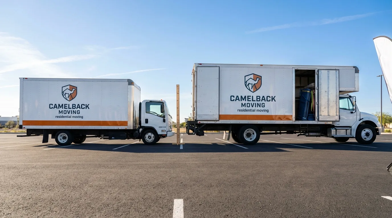 Moving truck size capacity guide in South Holland
